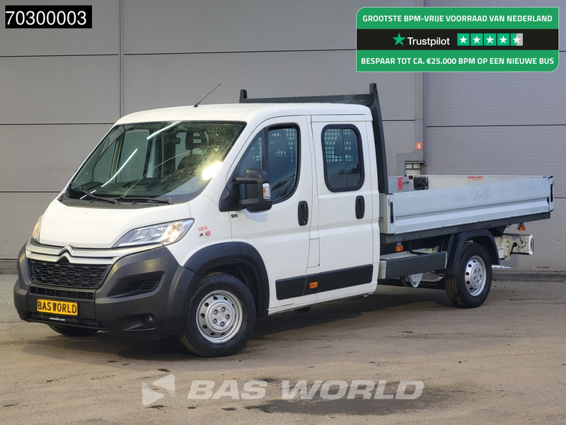 Citroën Jumper 130PK Open Laadbak Dubbel Cabine Euro6 Tipper Benne Kieper - Μικρό φορτηγό με καρότσα: φωτογραφία 1 Citroën Jumper 130PK Open Laadbak Dubbel Cabine Euro6 Tipper Benne Kieper - Μικρό φορτηγό με καρότσα: φωτογραφία 1