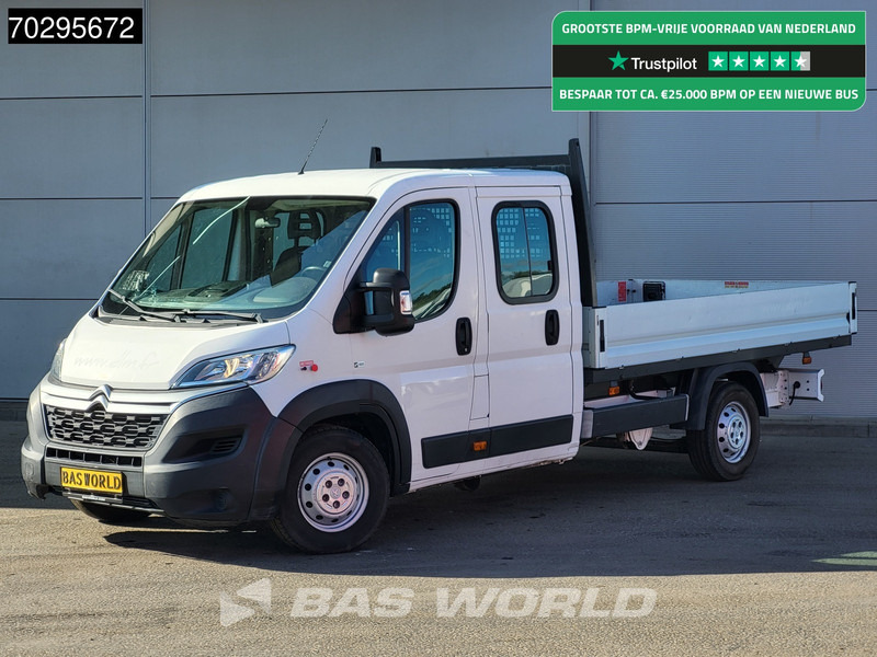 Citroën Jumper 140PK Open Laadbak Dubbel Cabine Airco Euro6 Pritsche Pickup Open Box Airco - Μικρό φορτηγό με καρότσα: φωτογραφία 1 Citroën Jumper 140PK Open Laadbak Dubbel Cabine Airco Euro6 Pritsche Pickup Open Box Airco - Μικρό φορτηγό με καρότσα: φωτογραφία 1