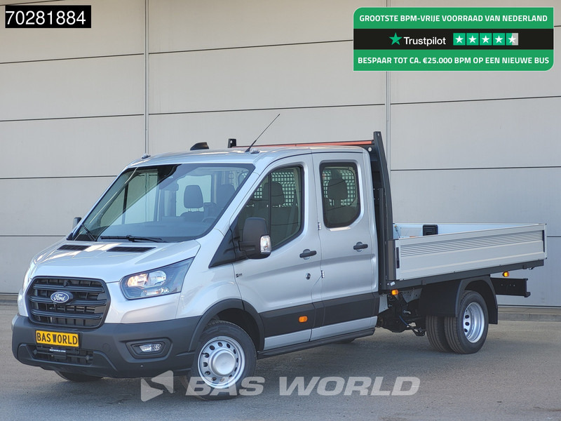 Ford Transit 170pk Automaat Dubbel Cabine 3500kg Trekhaak Open Laadbak Pritsche SYNC4 scherm CarPlay Camera Airco Trekhaak Cruise control - Μικρό φορτηγό με καρότσα: φωτογραφία 1 Ford Transit 170pk Automaat Dubbel Cabine 3500kg Trekhaak Open Laadbak Pritsche SYNC4 scherm CarPlay Camera Airco Trekhaak Cruise control - Μικρό φορτηγό με καρότσα: φωτογραφία 1