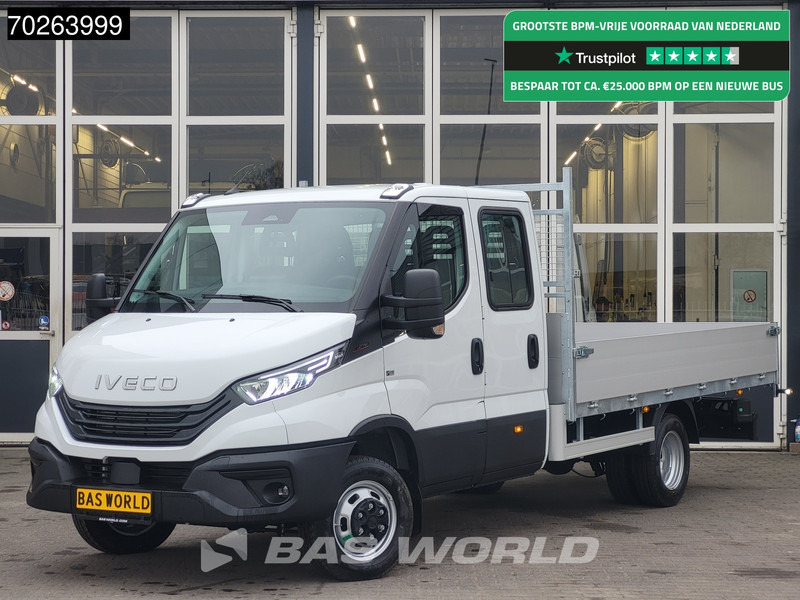 Iveco Daily 35C18 3.0L Open Laadbak 180PK Dubbel Cabine 2025-Model 3,5t Trekvermogen Navi Airco Cruise Camera Euro6 Pritsche Pickup 3m3 Airc - Μικρό φορτηγό με καρότσα: φωτογραφία 1 Iveco Daily 35C18 3.0L Open Laadbak 180PK Dubbel Cabine 2025-Model 3,5t Trekvermogen Navi Airco Cruise Camera Euro6 Pritsche Pickup 3m3 Airc - Μικρό φορτηγό με καρότσα: φωτογραφία 1