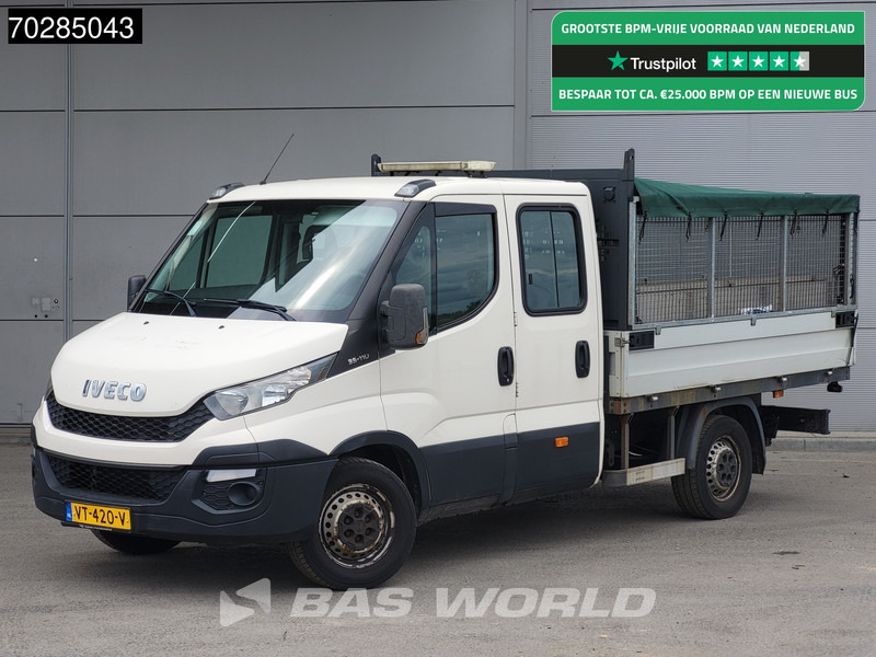 Iveco Daily 35S11 Open Laadbak met Kist Dubbel Cabine 3,5t Trekhaak Airco Pickup Pritsche Open Box Airco Trekhaak - Μικρό φορτηγό με καρότσα: φωτογραφία 1 Iveco Daily 35S11 Open Laadbak met Kist Dubbel Cabine 3,5t Trekhaak Airco Pickup Pritsche Open Box Airco Trekhaak - Μικρό φορτηγό με καρότσα: φωτογραφία 1