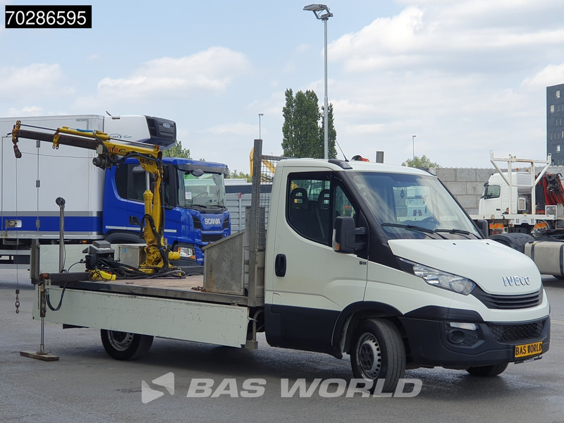 Iveco Daily 35S14 Kraanwagen Open Laadbak Hyva HA15 Euro6 3,5t Trekhaak Crane Kranwagen Kraan Pritsche Pickup Open Box Trekhaak - Μικρό φορτηγό με καρότσα: φωτογραφία 2 Iveco Daily 35S14 Kraanwagen Open Laadbak Hyva HA15 Euro6 3,5t Trekhaak Crane Kranwagen Kraan Pritsche Pickup Open Box Trekhaak - Μικρό φορτηγό με καρότσα: φωτογραφία 2