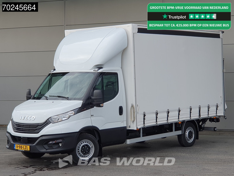 Iveco Daily 35S18 3.0L Laadklep 180PK Schuifzeilen Airco Cruise Bakwagen Euro6 Meubelbak Zeilenwagen Schuifzeil Plane 22m3 Airco Cruise cont - Επαγγελματικό αυτοκίνητο με μουσαμά: φωτογραφία 1 Iveco Daily 35S18 3.0L Laadklep 180PK Schuifzeilen Airco Cruise Bakwagen Euro6 Meubelbak Zeilenwagen Schuifzeil Plane 22m3 Airco Cruise cont - Επαγγελματικό αυτοκίνητο με μουσαμά: φωτογραφία 1
