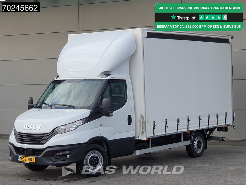 Iveco Daily 35S18 3.0L Laadklep 180PK Schuifzeilen Airco Cruise Bakwagen Euro6 Meubelbak Zeilenwagen Schuifzeil Plane 22m3 Airco Cruise cont - Επαγγελματικό αυτοκίνητο με μουσαμά: φωτογραφία 1 Iveco Daily 35S18 3.0L Laadklep 180PK Schuifzeilen Airco Cruise Bakwagen Euro6 Meubelbak Zeilenwagen Schuifzeil Plane 22m3 Airco Cruise cont - Επαγγελματικό αυτοκίνητο με μουσαμά: φωτογραφία 1