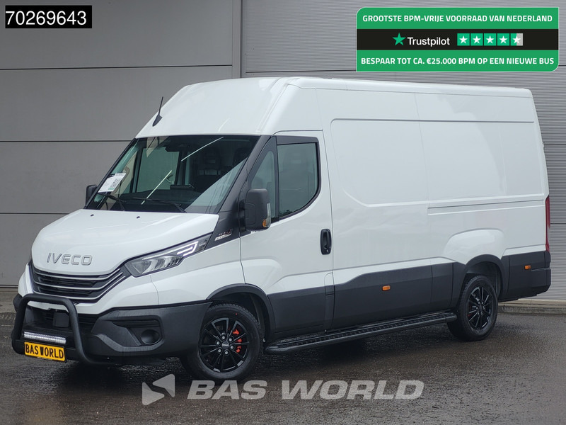 Iveco Daily 35S21 3.0L Automaat Black Edition 2025 model L2H2 Trekhaak Tacho ACC LED CarPlay Velgen Camera 12m3 Airco Trekhaak - Βαν: φωτογραφία 1 Iveco Daily 35S21 3.0L Automaat Black Edition 2025 model L2H2 Trekhaak Tacho ACC LED CarPlay Velgen Camera 12m3 Airco Trekhaak - Βαν: φωτογραφία 1