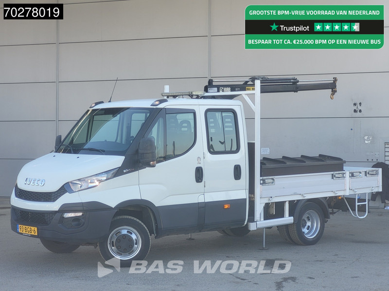 Iveco Daily 50C17 3.0L Automaat DC Open laadbak Kraan Hiab 017T-2 Airco APK 10-2025 Pickup Crane Kraanwagen Pritsche Airco Dubbel cabine - Μικρό φορτηγό με καρότσα: φωτογραφία 1 Iveco Daily 50C17 3.0L Automaat DC Open laadbak Kraan Hiab 017T-2 Airco APK 10-2025 Pickup Crane Kraanwagen Pritsche Airco Dubbel cabine - Μικρό φορτηγό με καρότσα: φωτογραφία 1