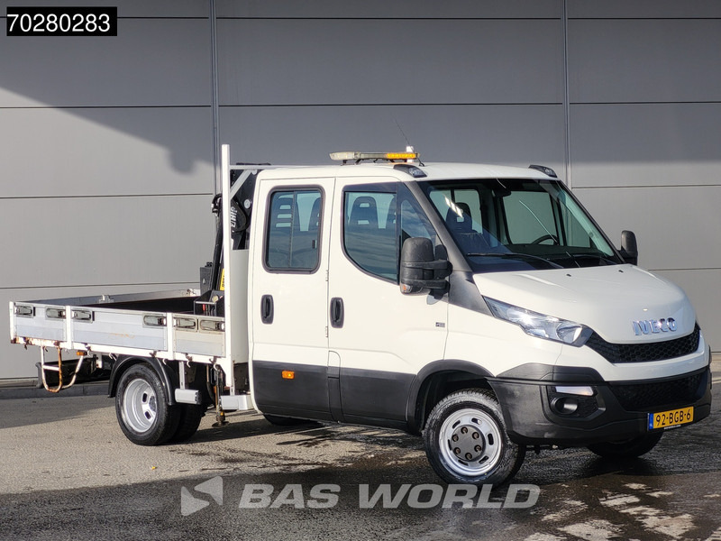 Iveco Daily 50C17 3,0L Automaat HIAB 017T-2 DC Open laadbak Dubbellucht Airco Euro6 Pickup Crane Kraanwagen Pritsche Airco Dubbel cabine - Μικρό φορτηγό με καρότσα: φωτογραφία 3 Iveco Daily 50C17 3,0L Automaat HIAB 017T-2 DC Open laadbak Dubbellucht Airco Euro6 Pickup Crane Kraanwagen Pritsche Airco Dubbel cabine - Μικρό φορτηγό με καρότσα: φωτογραφία 3