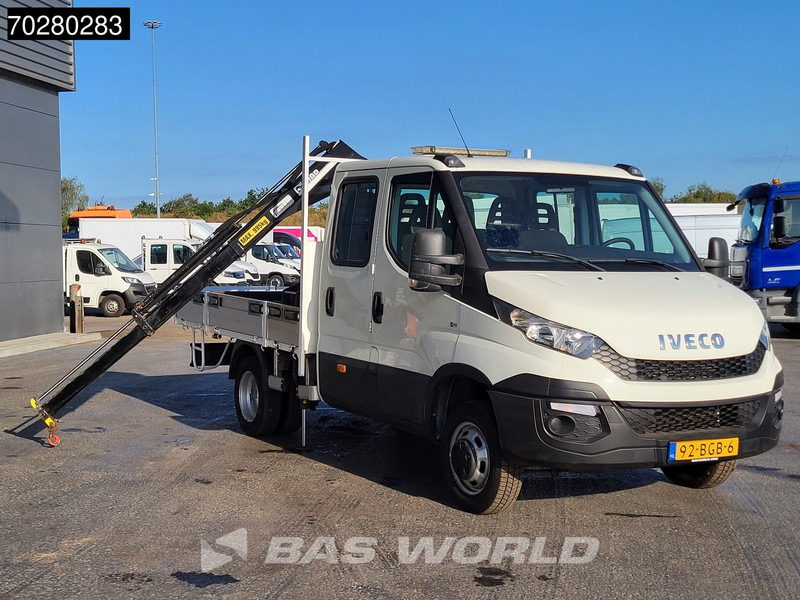Iveco Daily 50C17 3,0L Automaat HIAB 017T-2 DC Open laadbak Kraan Dubbellucht Airco Euro6 Pickup Crane Kraanwagen Pritsche Airco Dubbel cabi - Μικρό φορτηγό με καρότσα: φωτογραφία 3 Iveco Daily 50C17 3,0L Automaat HIAB 017T-2 DC Open laadbak Kraan Dubbellucht Airco Euro6 Pickup Crane Kraanwagen Pritsche Airco Dubbel cabi - Μικρό φορτηγό με καρότσα: φωτογραφία 3