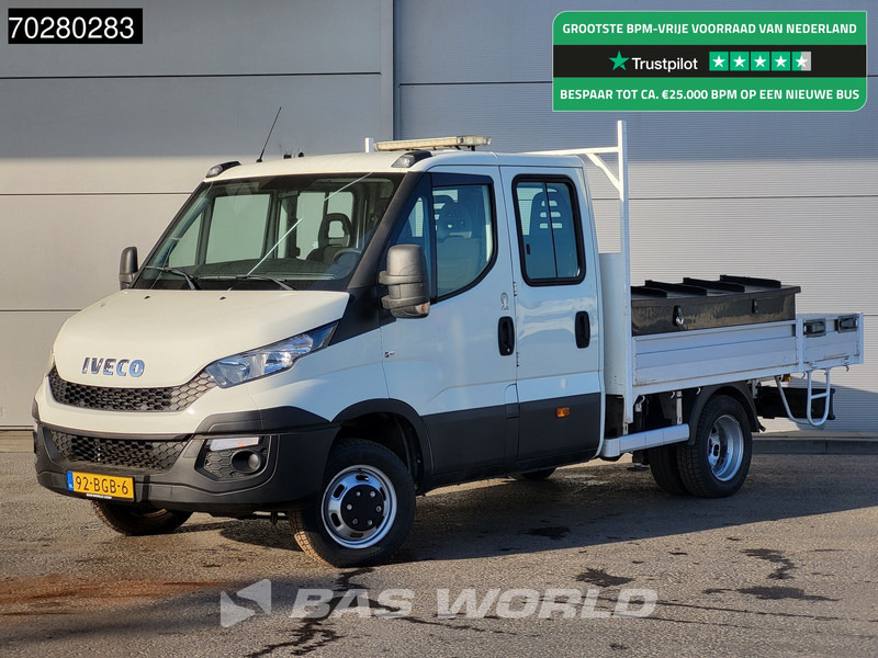 Iveco Daily 50C17 3,0L Automaat HIAB 017T-2 DC Open laadbak Kraan Dubbellucht Airco Euro6 Pickup Crane Kraanwagen Pritsche Airco Dubbel cabi - Μικρό φορτηγό με καρότσα: φωτογραφία 1 Iveco Daily 50C17 3,0L Automaat HIAB 017T-2 DC Open laadbak Kraan Dubbellucht Airco Euro6 Pickup Crane Kraanwagen Pritsche Airco Dubbel cabi - Μικρό φορτηγό με καρότσα: φωτογραφία 1