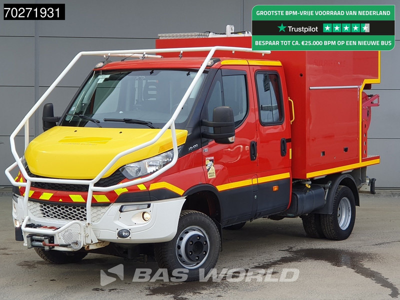 Iveco Daily 70C17 4x4 Achleitner Firetruck Brandweerwagen AWD Allrad Camper 1200liter Airco Dubbel cabine Trekhaak Cruise control - Ασθενοφόρο: φωτογραφία 1 Iveco Daily 70C17 4x4 Achleitner Firetruck Brandweerwagen AWD Allrad Camper 1200liter Airco Dubbel cabine Trekhaak Cruise control - Ασθενοφόρο: φωτογραφία 1