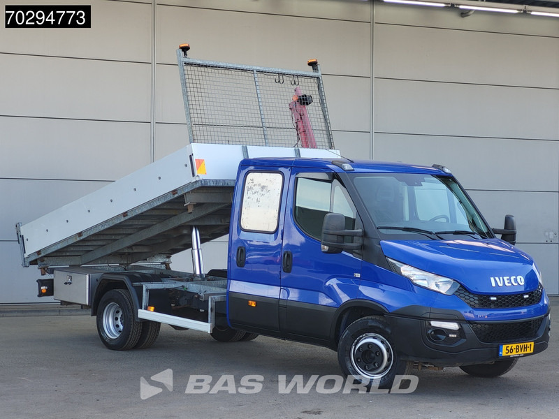 Όχημα με ανατρεπομενη καροτσα Iveco Daily 70C17 Drie-Zijdige 3.0L Kipper 7-tons Kraan Dubbellucht 170PK 3,5t Trekhaak Airco Tipper Benne Kieper Kraanwagen Crane Kranwagen: φωτογραφία 5