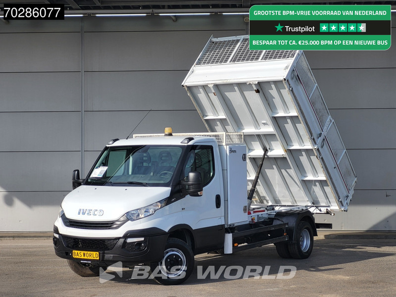 Όχημα με ανατρεπομενη καροτσα Iveco Daily 72C18 3.0L Kipper met Kist Dubbellucht 3,5t Trekhaak Airco Cruise Euro6 Tipper Benne Kieper Airco Trekhaak Cruise control: φωτογραφία 1