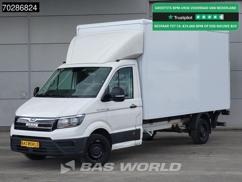 MAN TGE 3.140 Automaat Bakwagen Laadklep Airco Cruise Camera Euro6 Meubelbak Koffer 20m3 Airco Cruise control - Επαγγελματικό αυτοκίνητο κόφα: φωτογραφία 1 MAN TGE 3.140 Automaat Bakwagen Laadklep Airco Cruise Camera Euro6 Meubelbak Koffer 20m3 Airco Cruise control - Επαγγελματικό αυτοκίνητο κόφα: φωτογραφία 1