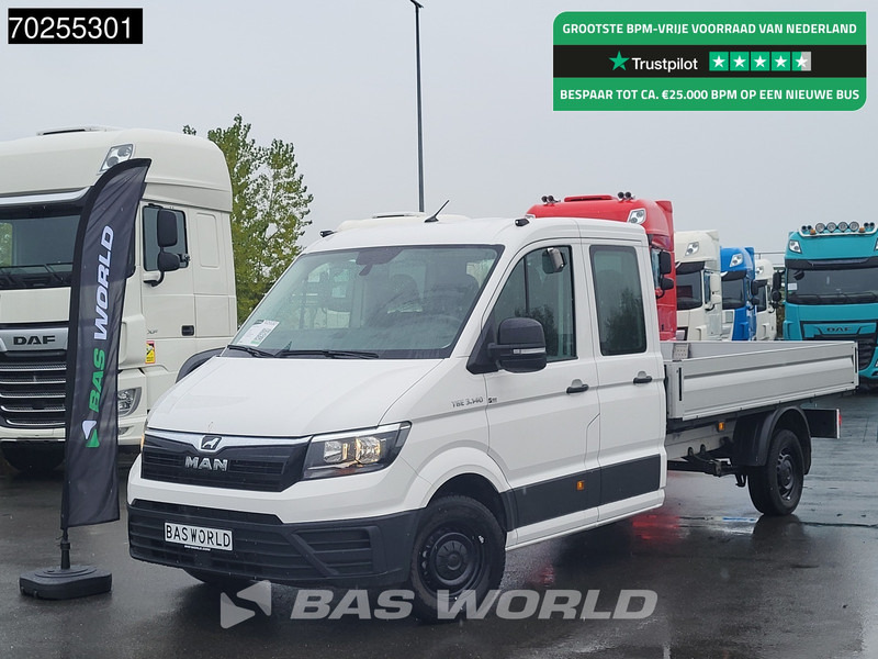 MAN TGE 3.140 Automatik Pritsche AHK Doppel Kabine Klima Tempomat Pickup Airco Trekhaak Cruise control - Μικρό φορτηγό με καρότσα: φωτογραφία 1 MAN TGE 3.140 Automatik Pritsche AHK Doppel Kabine Klima Tempomat Pickup Airco Trekhaak Cruise control - Μικρό φορτηγό με καρότσα: φωτογραφία 1