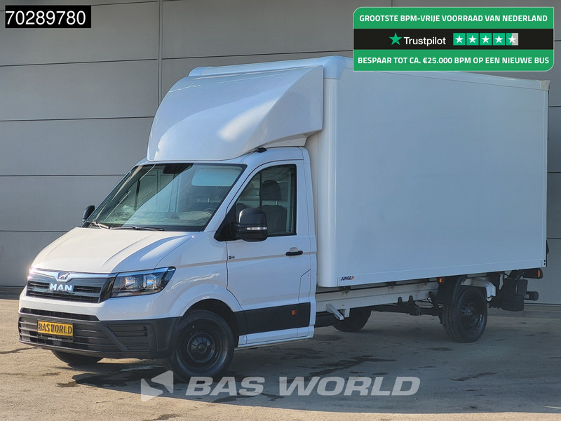 MAN TGE 3.140 Laadklep Automaat Bakwagen Airco Cruise Camera Euro6 Meubelbak Koffer 21m3 Airco - Επαγγελματικό αυτοκίνητο κόφα: φωτογραφία 1 MAN TGE 3.140 Laadklep Automaat Bakwagen Airco Cruise Camera Euro6 Meubelbak Koffer 21m3 Airco - Επαγγελματικό αυτοκίνητο κόφα: φωτογραφία 1