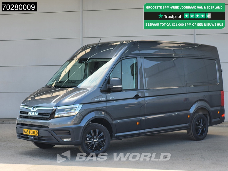 MAN TGE 3.180 4x4 Automaat 2025 Facelift L3H3 LED ACC Navi Airco Cruise Camera Parkeersensoren L2H2 Allrad 4WD 12m3 Airco - Βαν: φωτογραφία 1 MAN TGE 3.180 4x4 Automaat 2025 Facelift L3H3 LED ACC Navi Airco Cruise Camera Parkeersensoren L2H2 Allrad 4WD 12m3 Airco - Βαν: φωτογραφία 1