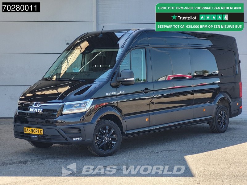 MAN TGE 3.180 4x4 Automaat 2025 Facelift L4H3 LED ACC Navi Airco Cruise Camera Parkeersensoren L3H2 Allrad 4WD 15m3 Airco - Βαν: φωτογραφία 1 MAN TGE 3.180 4x4 Automaat 2025 Facelift L4H3 LED ACC Navi Airco Cruise Camera Parkeersensoren L3H2 Allrad 4WD 15m3 Airco - Βαν: φωτογραφία 1