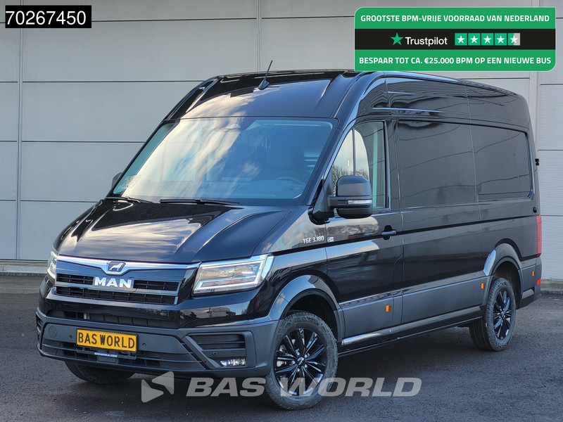 MAN TGE 3.180 Automaat 2025 model Facelift Black Edition L3H3 ACC Trekhaak L2H2 11m3 Airco Trekhaak - Βαν: φωτογραφία 1 MAN TGE 3.180 Automaat 2025 model Facelift Black Edition L3H3 ACC Trekhaak L2H2 11m3 Airco Trekhaak - Βαν: φωτογραφία 1