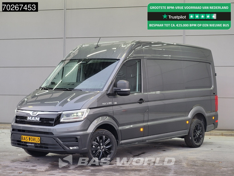 MAN TGE 3.180 Automaat 2025 model Facelift Black Edition L3H3 ACC Trekhaak L2H2 11m3 Airco Trekhaak - Βαν: φωτογραφία 1 MAN TGE 3.180 Automaat 2025 model Facelift Black Edition L3H3 ACC Trekhaak L2H2 11m3 Airco Trekhaak - Βαν: φωτογραφία 1