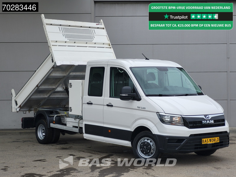 MAN TGE 5.120 Open Laadbak met Kist Dubbel Cabine Dubbellucht 3,5t Trekhaak Navi Airco Cruise Euro6 Pritsche Open Box Pickup Airco Dubbel cabi - Μικρό φορτηγό με καρότσα: φωτογραφία 1 MAN TGE 5.120 Open Laadbak met Kist Dubbel Cabine Dubbellucht 3,5t Trekhaak Navi Airco Cruise Euro6 Pritsche Open Box Pickup Airco Dubbel cabi - Μικρό φορτηγό με καρότσα: φωτογραφία 1