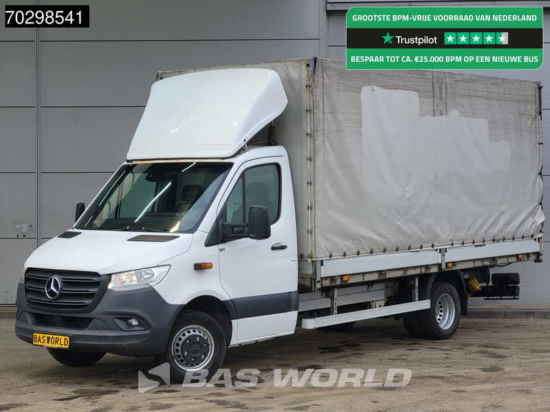 Mercedes-Benz Sprinter 519 CDI 3.0L V6 Automaat 484cm Dubbellucht Huif Bakwagen 190PK Airco Cruise Euro6 Meubelbak Koffer Airco - Επαγγελματικό αυτοκίνητο με μουσαμά: φωτογραφία 1 Mercedes-Benz Sprinter 519 CDI 3.0L V6 Automaat 484cm Dubbellucht Huif Bakwagen 190PK Airco Cruise Euro6 Meubelbak Koffer Airco - Επαγγελματικό αυτοκίνητο με μουσαμά: φωτογραφία 1