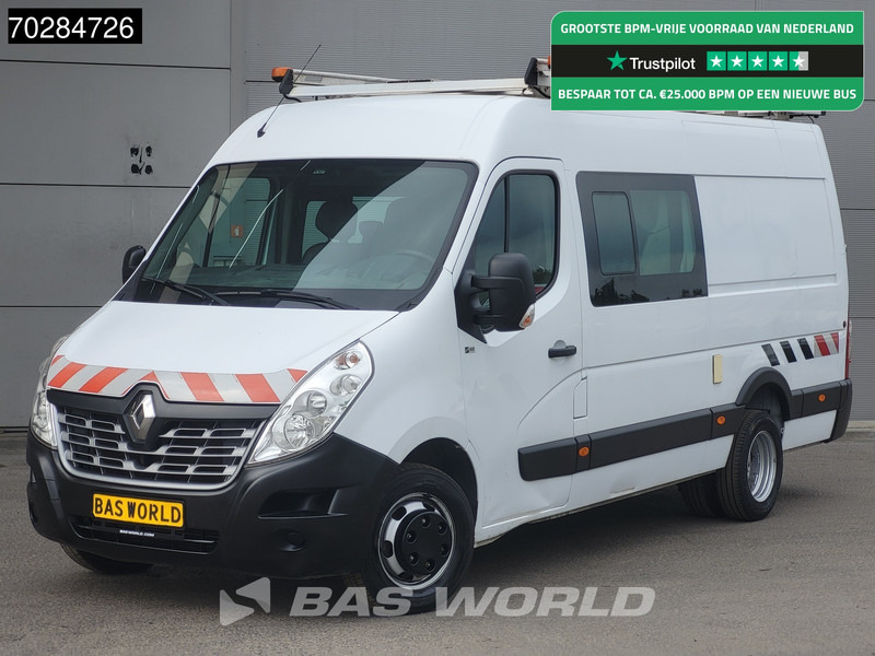 Renault Master 130pk Dubbel Cabine Dubbellucht L3H2 3,5t Trekhaak Airco Cruise Imperiaal Werkplaatsinrichting Euro6 DC Doka Mixto 8m3 Airco Trekhaak - Βαν: φωτογραφία 1 Renault Master 130pk Dubbel Cabine Dubbellucht L3H2 3,5t Trekhaak Airco Cruise Imperiaal Werkplaatsinrichting Euro6 DC Doka Mixto 8m3 Airco Trekhaak - Βαν: φωτογραφία 1