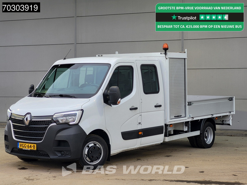 Renault Master 145PK Open Laadbak Dubbel Cabine 3,5t Trekhaak Dubbellucht LED Airco Cruise Standkachel APK 07-2026 Euro6 Pritsche Pickup Open Box Air - Μικρό φορτηγό με καρότσα: φωτογραφία 1 Renault Master 145PK Open Laadbak Dubbel Cabine 3,5t Trekhaak Dubbellucht LED Airco Cruise Standkachel APK 07-2026 Euro6 Pritsche Pickup Open Box Air - Μικρό φορτηγό με καρότσα: φωτογραφία 1