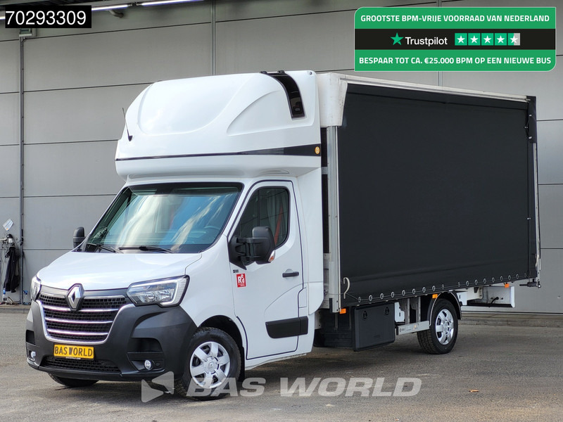 Renault Master 165PK Schuifzeilen RED-edition LED Airco Cruise Standkachel Euro6 Zeilen Zeil Curtainsides Zeilenwagen Plane Bakwagen Koffer 25m3 Airc - Επαγγελματικό αυτοκίνητο με μουσαμά: φωτογραφία 1 Renault Master 165PK Schuifzeilen RED-edition LED Airco Cruise Standkachel Euro6 Zeilen Zeil Curtainsides Zeilenwagen Plane Bakwagen Koffer 25m3 Airc - Επαγγελματικό αυτοκίνητο με μουσαμά: φωτογραφία 1