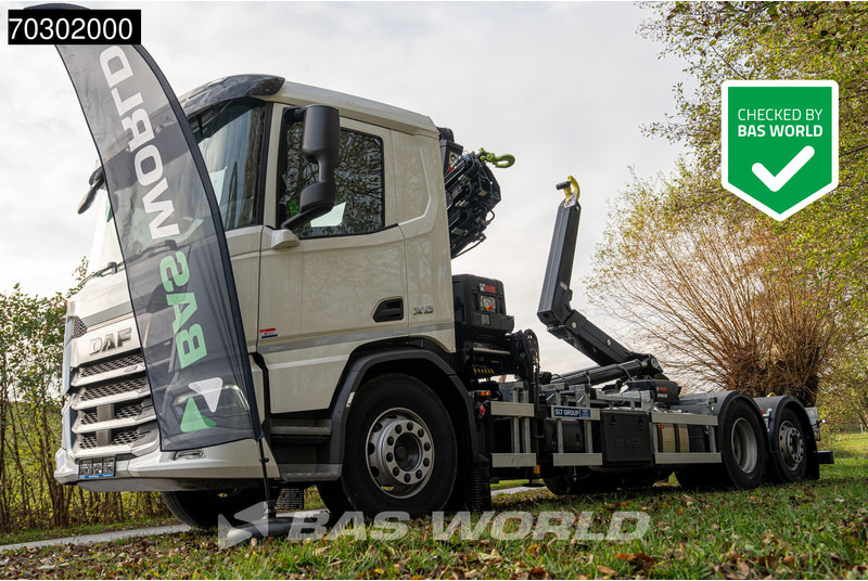 DAF XD 450 6X2 NEW Hiab X-Hiduo 158 B-3 Crane Kran + Opt20S56 ACC Lift-Steering Axle - Φορτηγό φόρτωσης γάντζου, Φορτηγό με γερανό: φωτογραφία 1 DAF XD 450 6X2 NEW Hiab X-Hiduo 158 B-3 Crane Kran + Opt20S56 ACC Lift-Steering Axle - Φορτηγό φόρτωσης γάντζου, Φορτηγό με γερανό: φωτογραφία 1