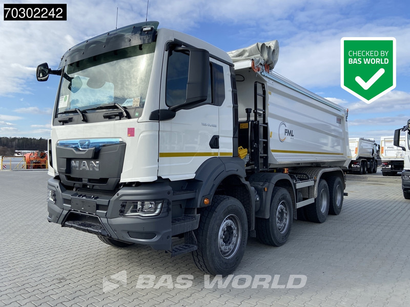 MAN TGS 41.400 8X4 20m3 KH Kipper Tarpaulin Automatic Big-Axle EURO 2 - Φορτηγό ανατρεπόμενο: φωτογραφία 1 MAN TGS 41.400 8X4 20m3 KH Kipper Tarpaulin Automatic Big-Axle EURO 2 - Φορτηγό ανατρεπόμενο: φωτογραφία 1