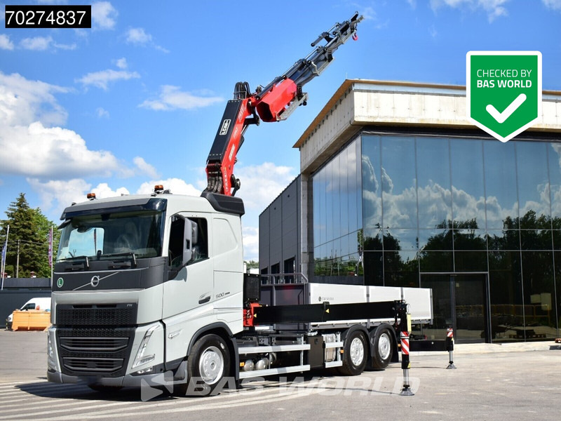 Volvo FH 500 6X2 Fassi F545RA Kran Crane VEB+ Lift-Lenkachse Euro 6 Fassi - Φορτηγό με ανοιχτή καρότσα, Φορτηγό με γερανό: φωτογραφία 1 Volvo FH 500 6X2 Fassi F545RA Kran Crane VEB+ Lift-Lenkachse Euro 6 Fassi - Φορτηγό με ανοιχτή καρότσα, Φορτηγό με γερανό: φωτογραφία 1
