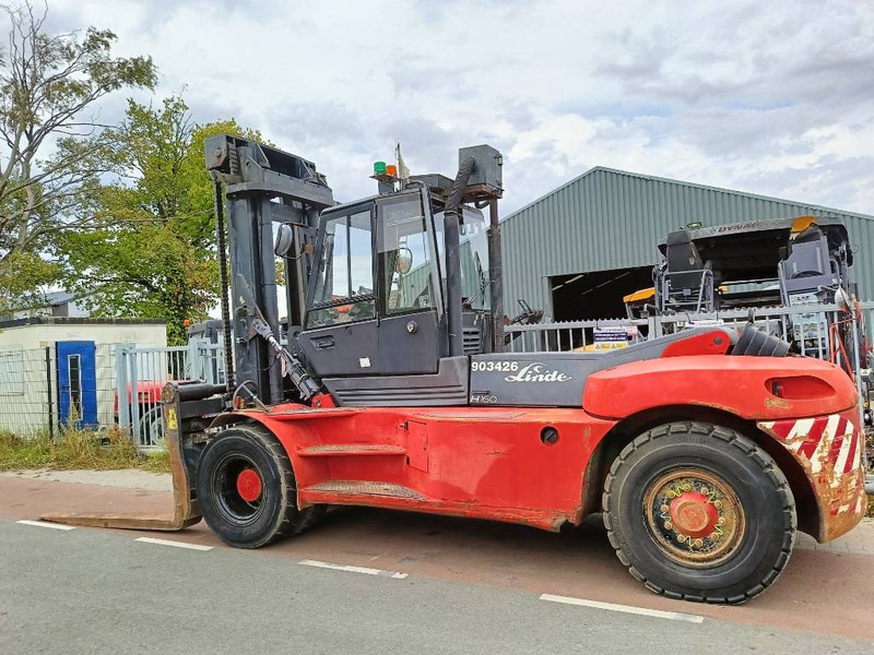 Linde H160 diesel 16T heftruck forklift stapler low mast - Πετρελαιοκίνητο περονοφόρο: φωτογραφία 1 Linde H160 diesel 16T heftruck forklift stapler low mast - Πετρελαιοκίνητο περονοφόρο: φωτογραφία 1