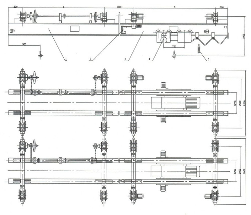 XCMG electric double-girder suspension rail-crossing crane - Πυλώνας γερανός: φωτογραφία 4 XCMG electric double-girder suspension rail-crossing crane - Πυλώνας γερανός: φωτογραφία 4