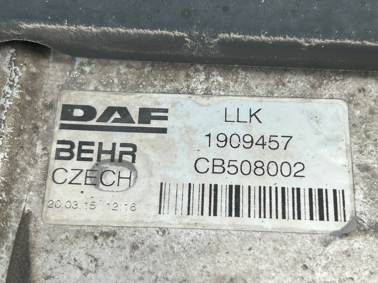DAF CF EURO 6 COOLER SET - Ψυγείο αυτοκίνητο για Φορτηγό: φωτογραφία 5 DAF CF EURO 6 COOLER SET - Ψυγείο αυτοκίνητο για Φορτηγό: φωτογραφία 5