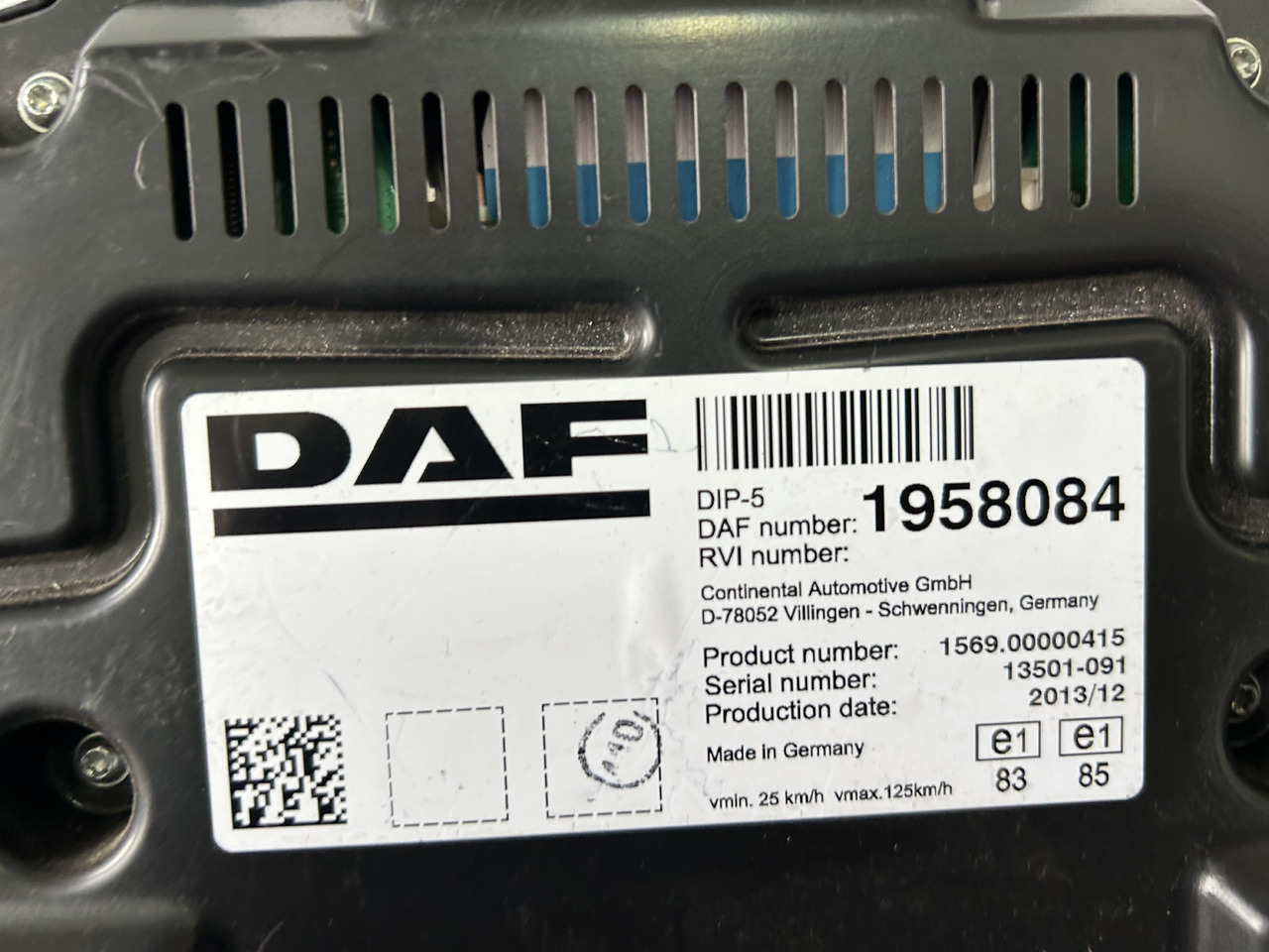 DAF DAF XF 106 CLOCK COUNTER 1958084 - Ταμπλό αυτοκινήτου: φωτογραφία 3 DAF DAF XF 106 CLOCK COUNTER 1958084 - Ταμπλό αυτοκινήτου: φωτογραφία 3