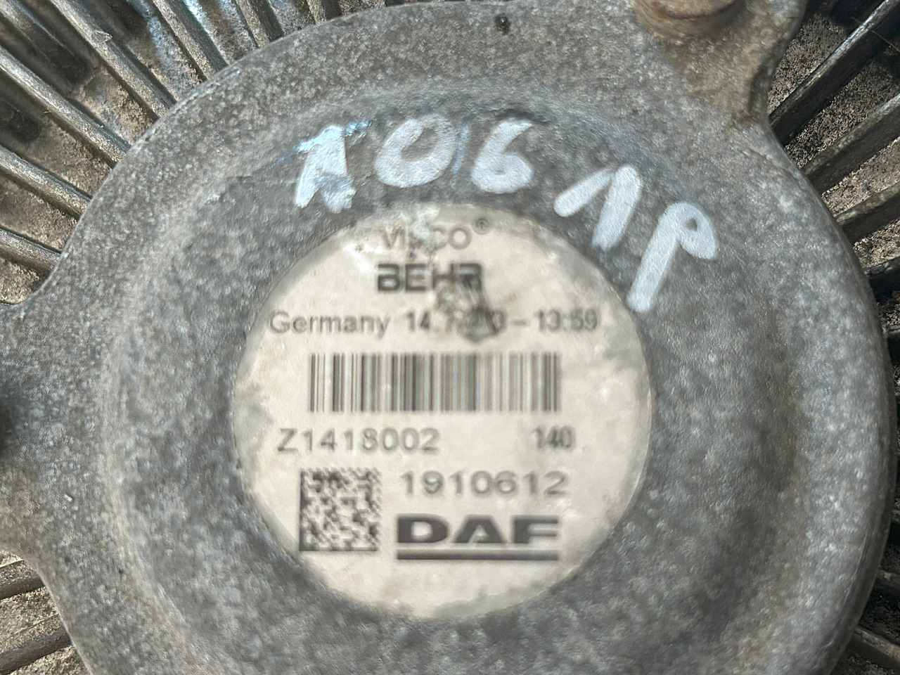 DAF VISCOTIC CLUTCH VISCO DAF XF 106 460 - Ανεμιστήρας: φωτογραφία 5 DAF VISCOTIC CLUTCH VISCO DAF XF 106 460 - Ανεμιστήρας: φωτογραφία 5