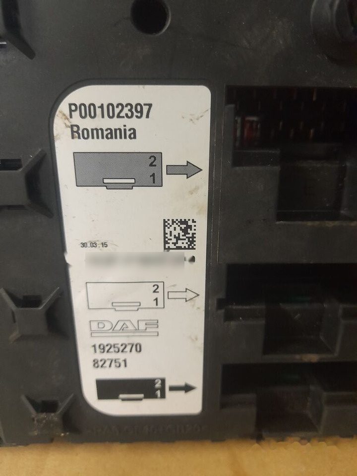 DAF XF 106 1925270 DAF XF 106 1925270 - Ηλεκτρική ασφάλεια για Φορτηγό: φωτογραφία 2 DAF XF 106 1925270 DAF XF 106 1925270 - Ηλεκτρική ασφάλεια για Φορτηγό: φωτογραφία 2