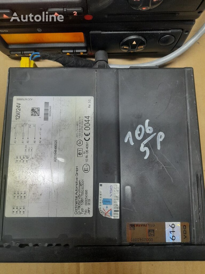 DAF XF 106 2136958 DAF XF 106 truck - Ταχογράφος για Φορτηγό: φωτογραφία 3 DAF XF 106 2136958 DAF XF 106 truck - Ταχογράφος για Φορτηγό: φωτογραφία 3