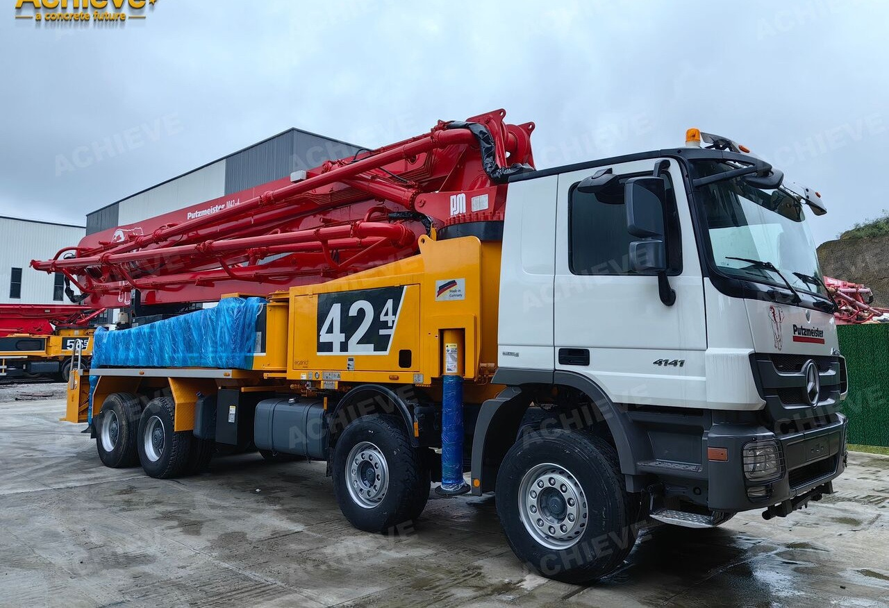 PUTZMEISTER Mercedes-Benz Actros 4141 concrete pumpM42-4R 170 m³【ACHIEVE】TOP CONDITION!!! - Αντλία σκυροδέματος: φωτογραφία 1 PUTZMEISTER Mercedes-Benz Actros 4141 concrete pumpM42-4R 170 m³【ACHIEVE】TOP CONDITION!!! - Αντλία σκυροδέματος: φωτογραφία 1