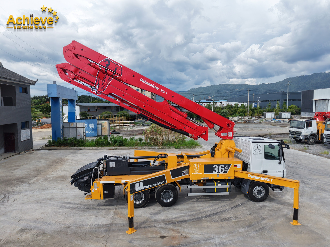 Αντλία σκυροδέματος PUTZMEISTER Mercedes-Benz M36-4 2018 ACTROS 3341【ACHIEVE】TOP CONDITION!!!: φωτογραφία 8 Αντλία σκυροδέματος PUTZMEISTER Mercedes-Benz M36-4 2018 ACTROS 3341【ACHIEVE】TOP CONDITION!!!: φωτογραφία 8