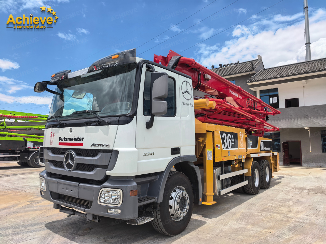 Αντλία σκυροδέματος PUTZMEISTER Mercedes-Benz M36-4 2018 ACTROS 3341【ACHIEVE】TOP CONDITION!!!: φωτογραφία 18 Αντλία σκυροδέματος PUTZMEISTER Mercedes-Benz M36-4 2018 ACTROS 3341【ACHIEVE】TOP CONDITION!!!: φωτογραφία 18