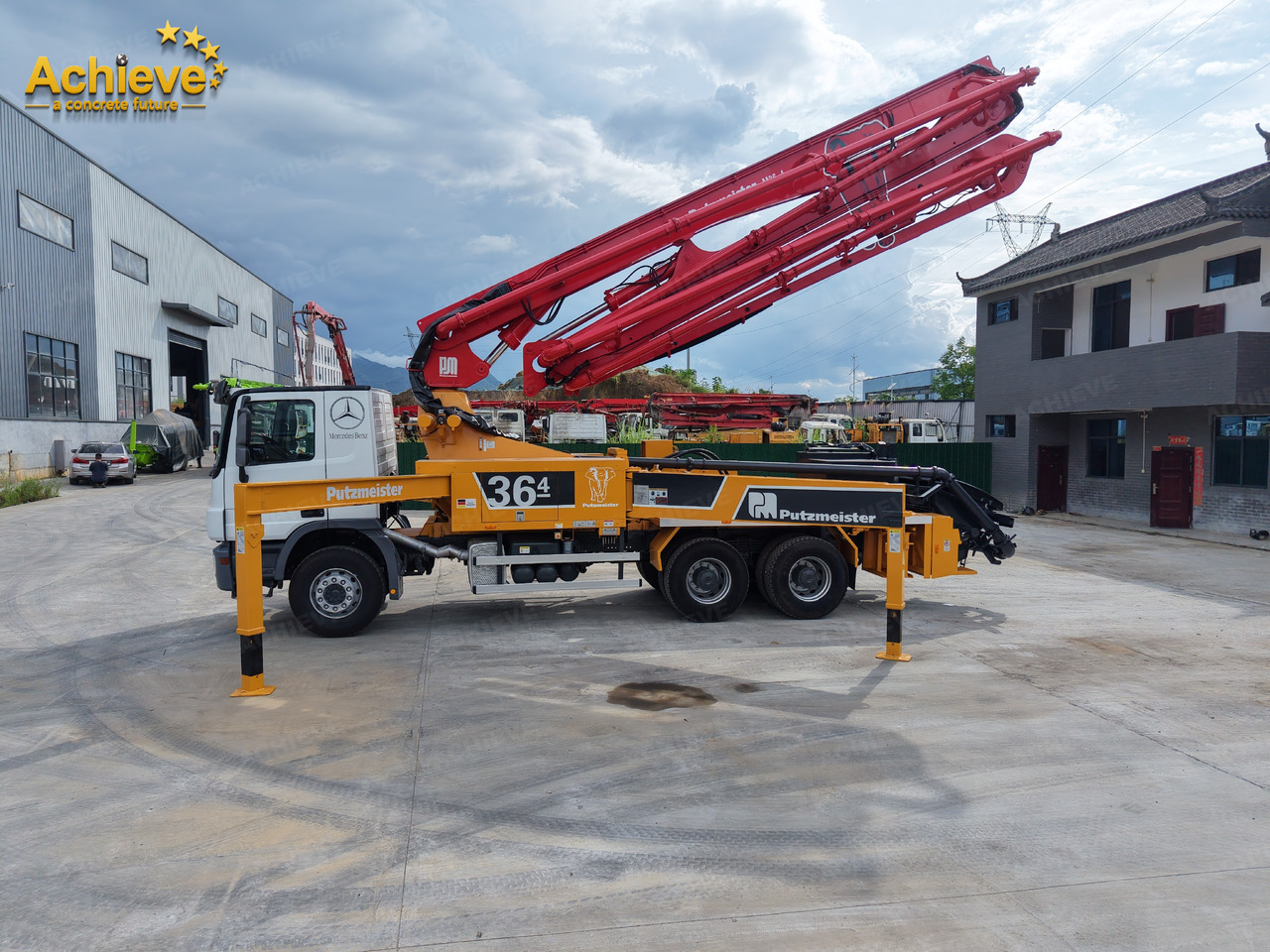 Αντλία σκυροδέματος PUTZMEISTER Mercedes-Benz M36-4 2018 ACTROS 3341【ACHIEVE】TOP CONDITION!!!: φωτογραφία 12 Αντλία σκυροδέματος PUTZMEISTER Mercedes-Benz M36-4 2018 ACTROS 3341【ACHIEVE】TOP CONDITION!!!: φωτογραφία 12