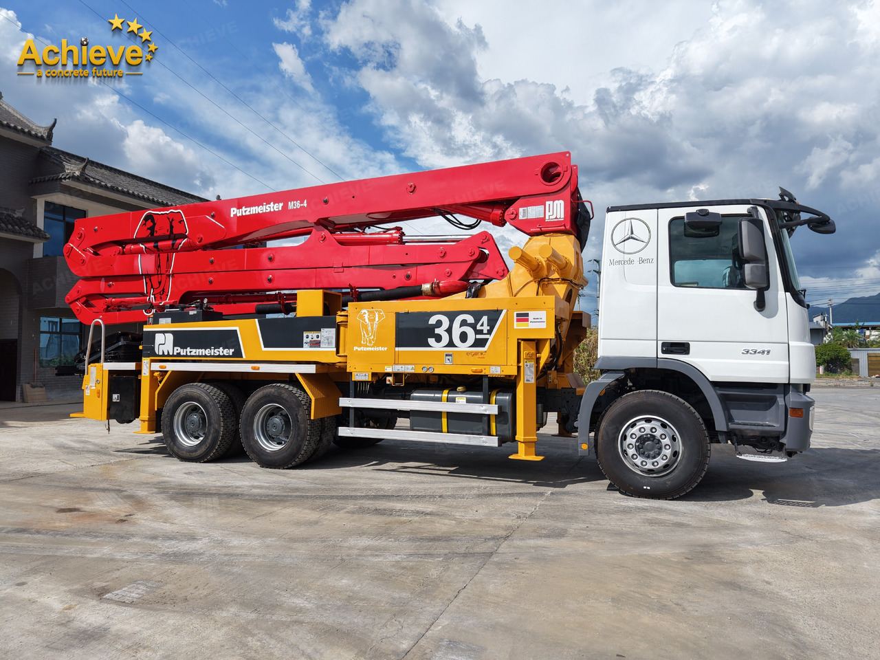 PUTZMEISTER Mercedes-Benz M36-4 2018 ACTROS 3341【ACHIEVE】TOP CONDITION!!! - Αντλία σκυροδέματος: φωτογραφία 4 PUTZMEISTER Mercedes-Benz M36-4 2018 ACTROS 3341【ACHIEVE】TOP CONDITION!!! - Αντλία σκυροδέματος: φωτογραφία 4