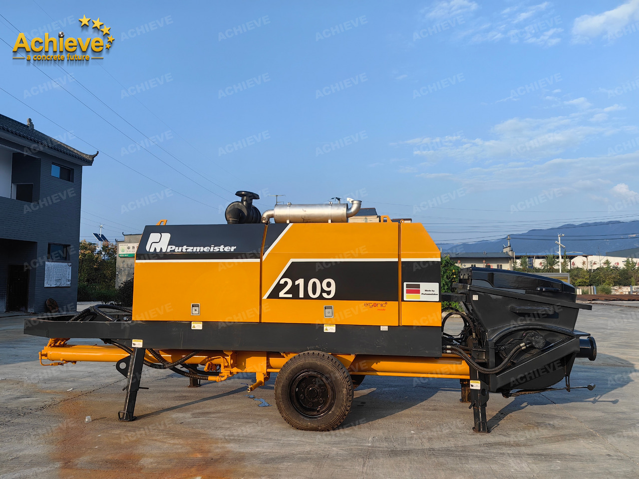 Putzmeister 2013 putzmeist BSA2109H-D Stationary concrete pump【ACHIEVE】TOP CONDITION!!! - Σταθερή αντλία σκυροδέματος: φωτογραφία 1 Putzmeister 2013 putzmeist BSA2109H-D Stationary concrete pump【ACHIEVE】TOP CONDITION!!! - Σταθερή αντλία σκυροδέματος: φωτογραφία 1