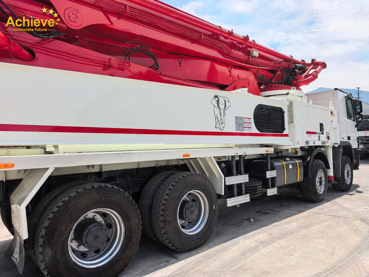 Αντλία σκυροδέματος Putzmeister Putzmeister  M56-4RZ Actros 4141Mercedes-Benz Concrete pump truck 【ACHIEVE】TOP CONDITION!!!: φωτογραφία 8