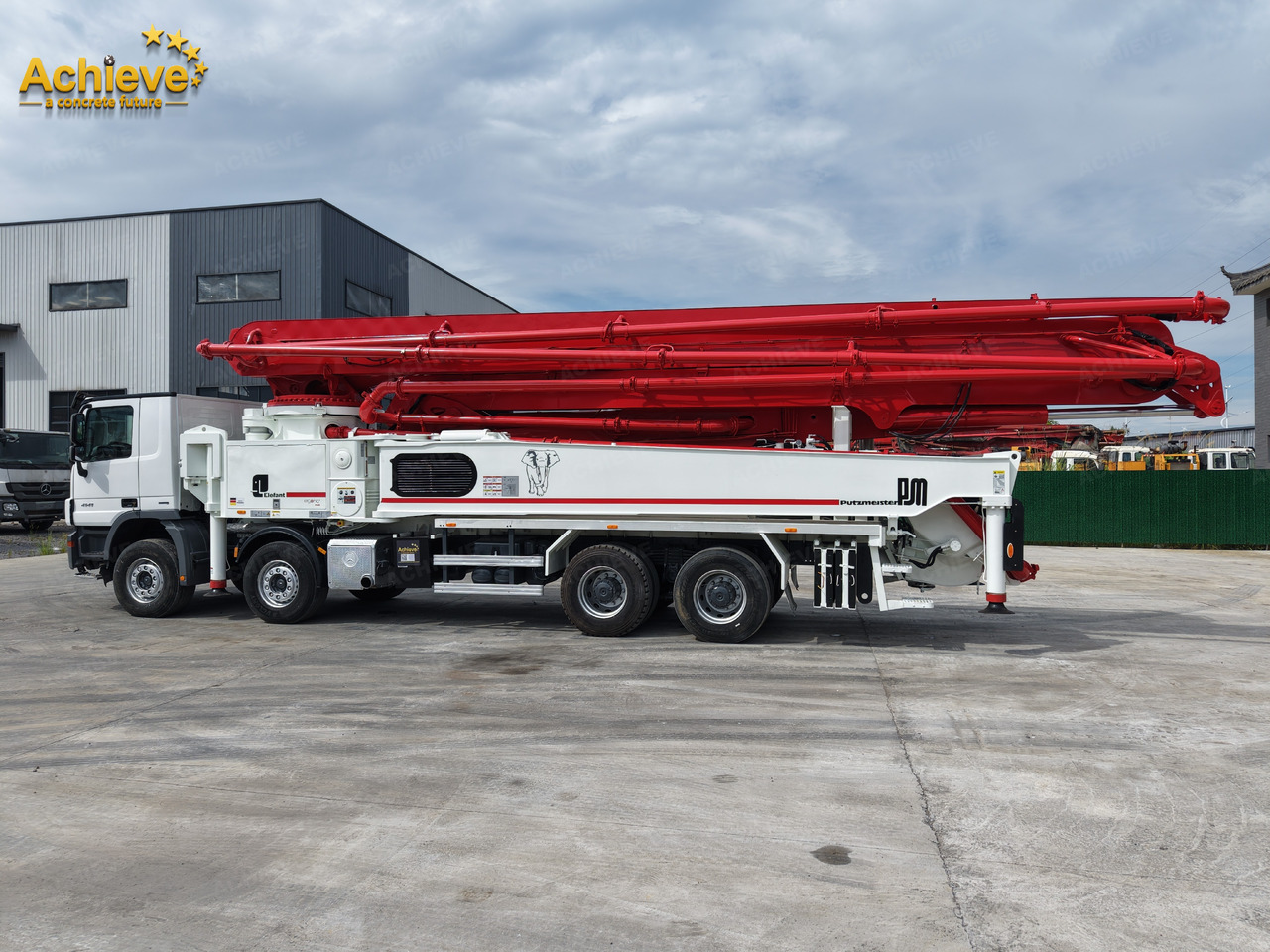 Αντλία σκυροδέματος Putzmeister Putzmeister  M56-4RZ Actros 4141Mercedes-Benz Concrete pump truck 【ACHIEVE】TOP CONDITION!!!: φωτογραφία 23