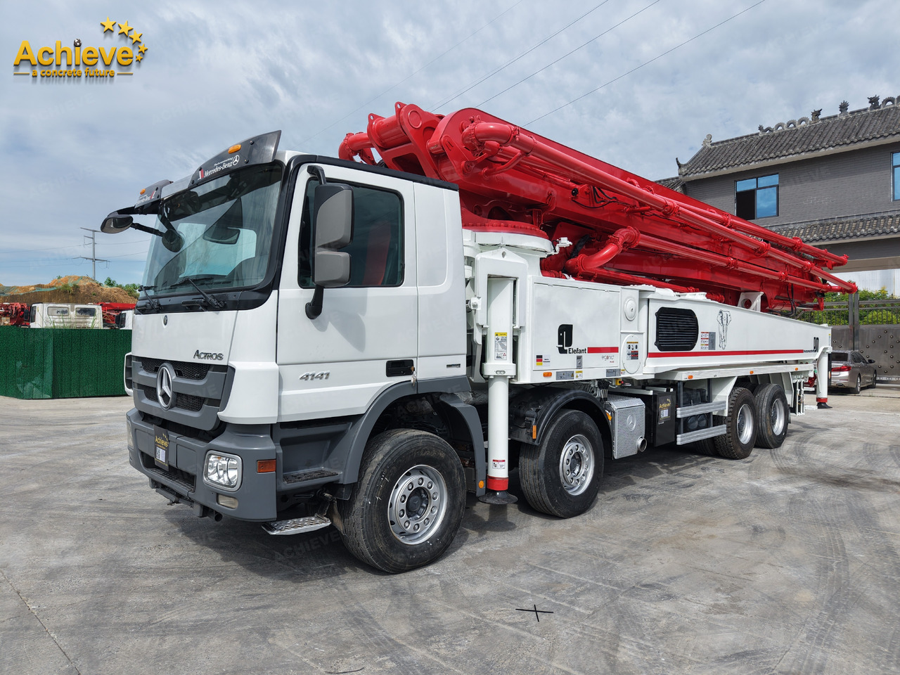 Αντλία σκυροδέματος Putzmeister Putzmeister  M56-4RZ Actros 4141Mercedes-Benz Concrete pump truck 【ACHIEVE】TOP CONDITION!!!: φωτογραφία 20