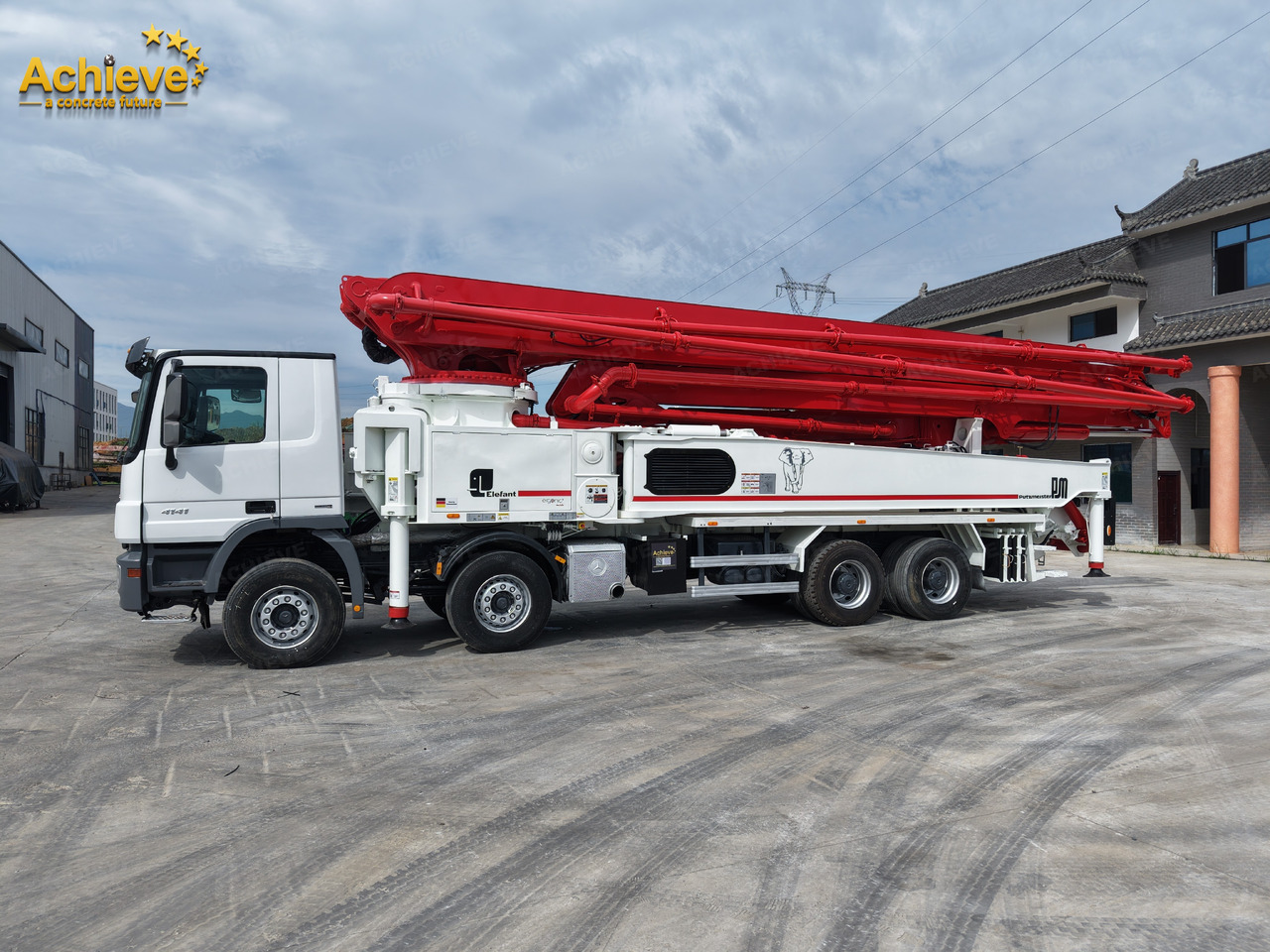 Αντλία σκυροδέματος Putzmeister Putzmeister  M56-4RZ Actros 4141Mercedes-Benz Concrete pump truck 【ACHIEVE】TOP CONDITION!!!: φωτογραφία 21