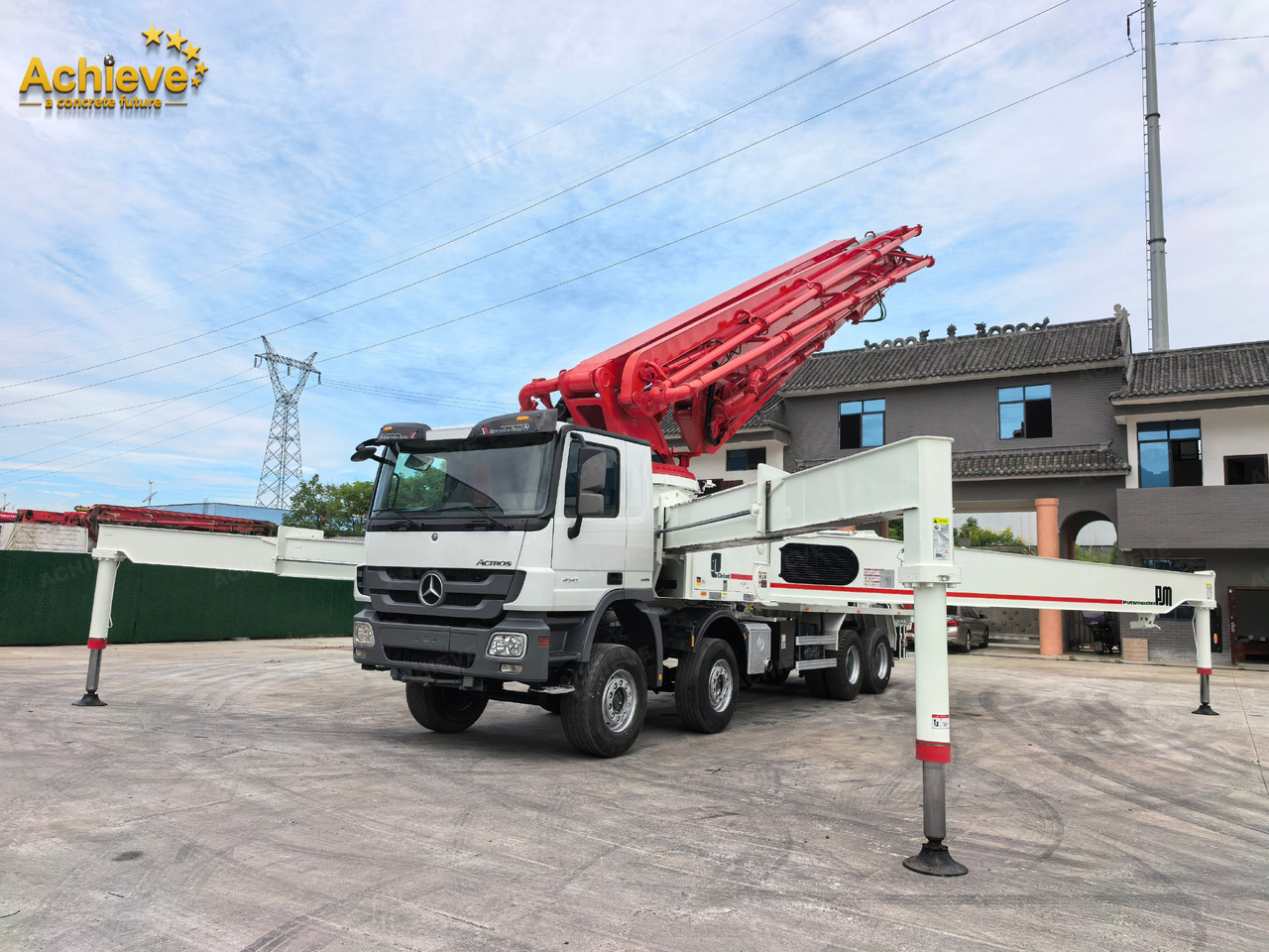 Αντλία σκυροδέματος Putzmeister Putzmeister  M56-4RZ Actros 4141Mercedes-Benz Concrete pump truck 【ACHIEVE】TOP CONDITION!!!: φωτογραφία 17