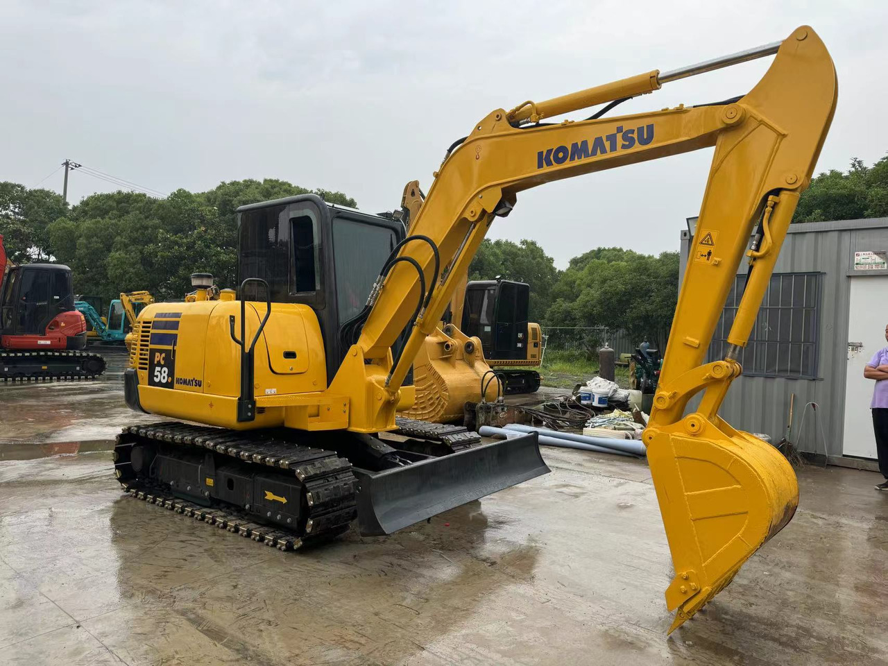Komatsu PC58, PC56, PC55 Small Excavator With Rubber Tracks - Ερπυστριοφόρος εκσκαφέας: φωτογραφία 1 Komatsu PC58, PC56, PC55 Small Excavator With Rubber Tracks - Ερπυστριοφόρος εκσκαφέας: φωτογραφία 1